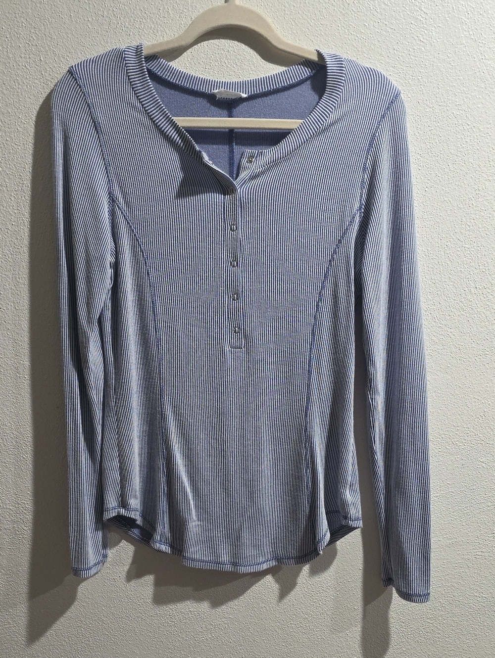 Bucket List Lightweight Rayon/poly Blend Henley